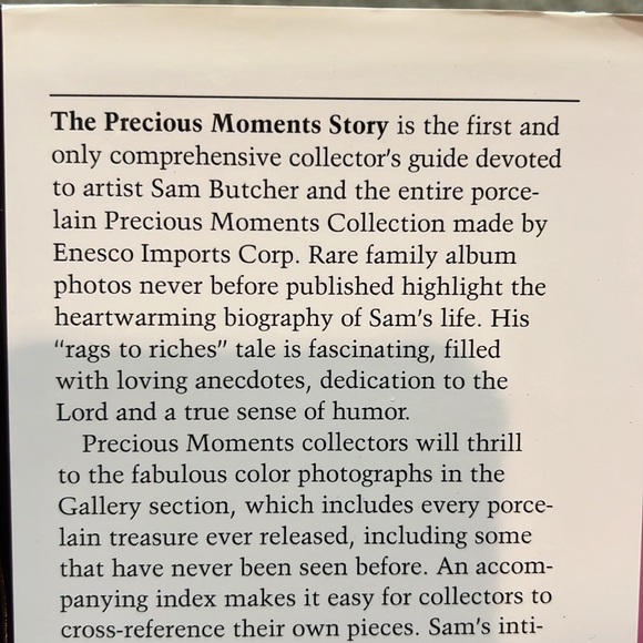 The Precious Moments Story Hardcover Book - Picture 2 of 5